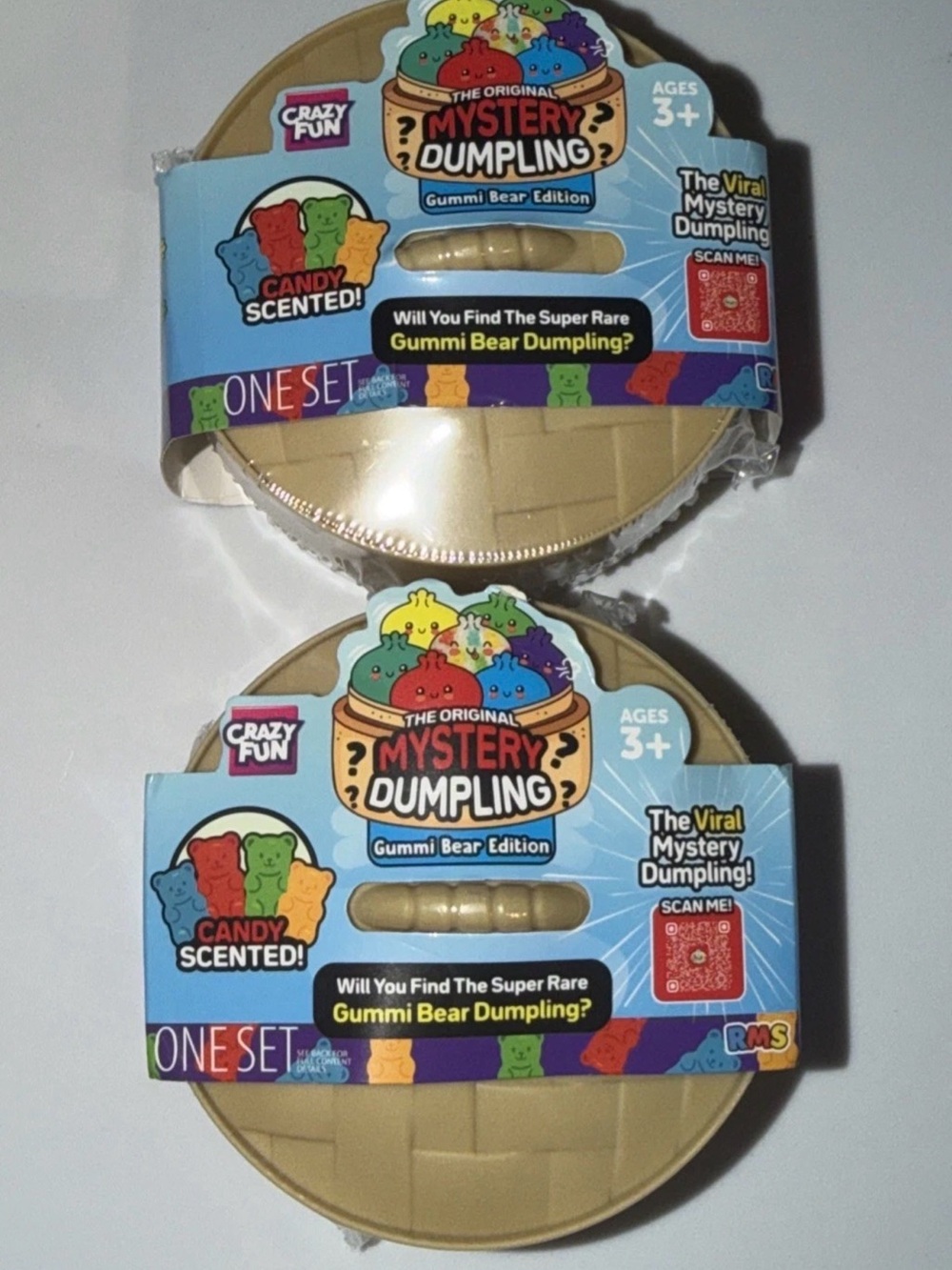 RMS Squishy Mystery Bun Dumpling GUMMI BEAR Edition -Lot Of 2